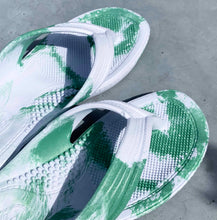 將圖片載入圖庫檢視器 漁夫夾腳拖(灰綠x白)